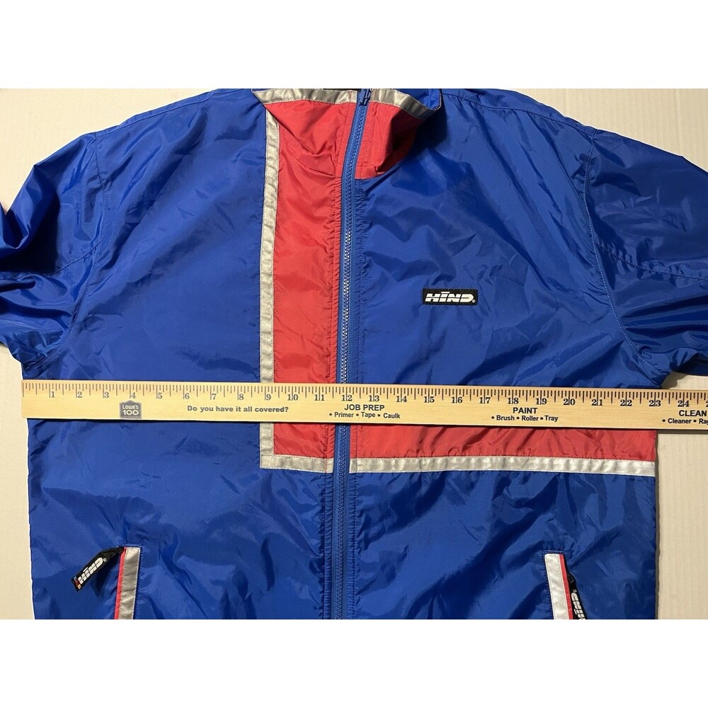Vintage Late 1980s / Early 1990s Hind Performance Running Windbreaker Jacket - Picture 7 of 15